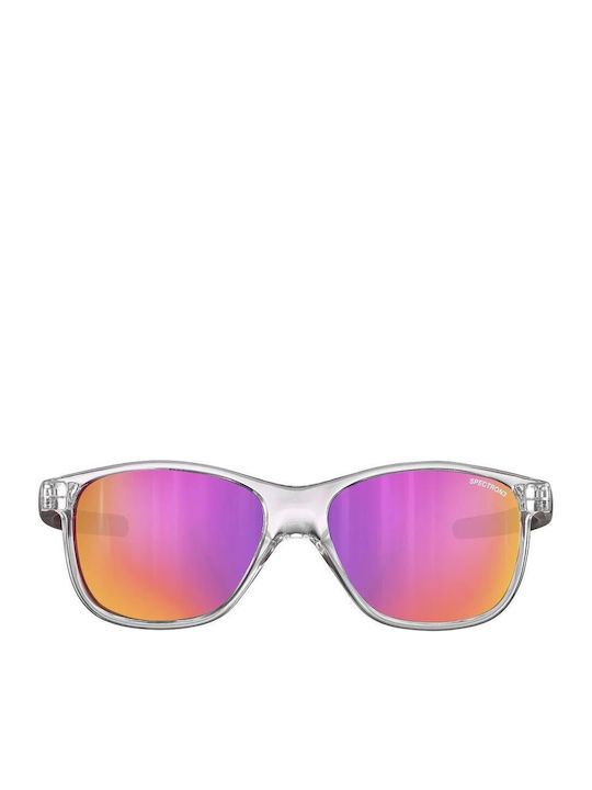 Julbo Geometrische Kinder-Sonnenbrillen Silber für 4-8 Jahre