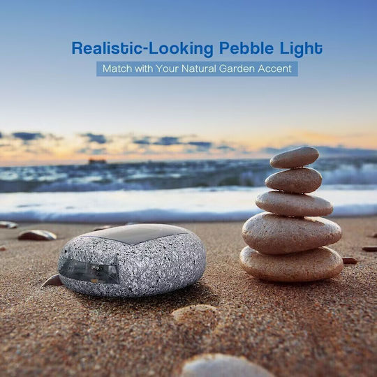 Solar Light Floor Vrachaki Cold White with Photocell