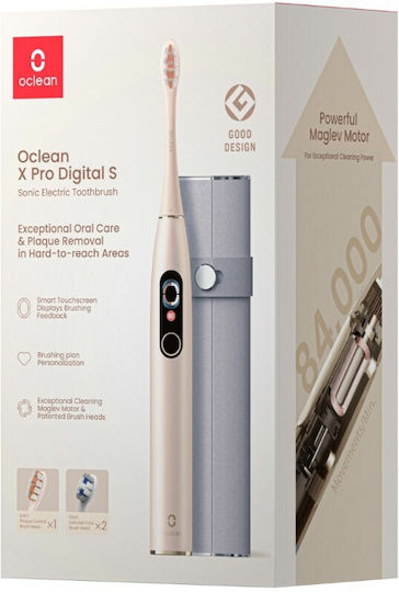 OClean X Pro Digital S Ηλεκτρική Οδοντόβουρτσα με Θήκη Ταξιδίου Gold