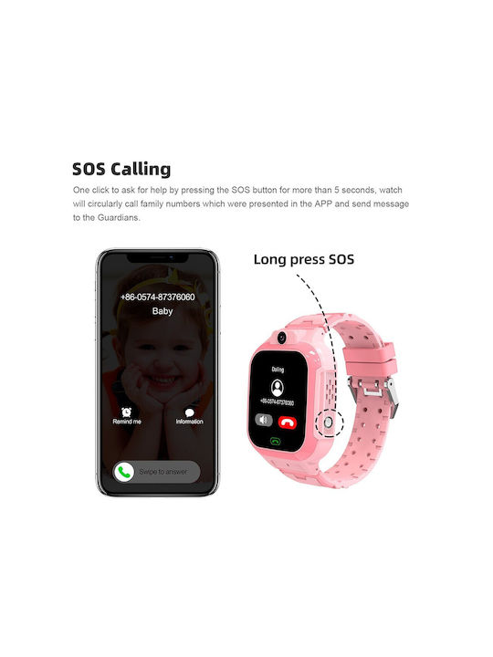 motto4u Παιδικό Smartwatch με GPS & Κάμερα Γαλάζιο