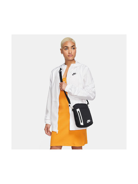 Shoulder / Crossbody Bag with Zipper Black