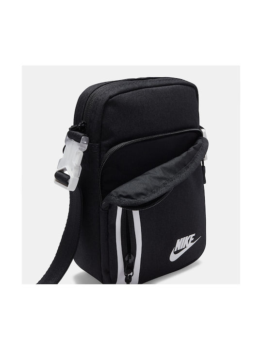 Shoulder / Crossbody Bag with Zipper Black