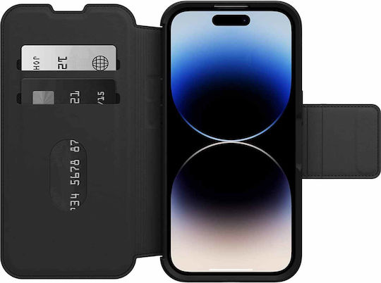 Otterbox Strada Series Via Wallet Δερμάτινο Μαύρο (iPhone 14 Pro Max)