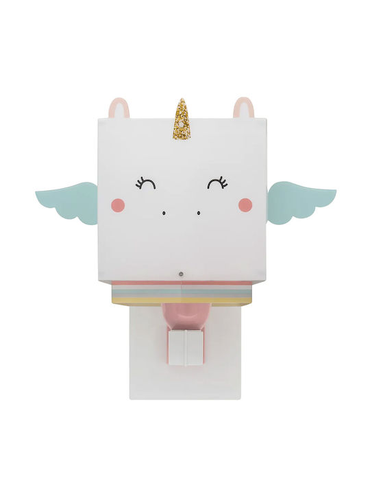Ango Детска стенна лампа LED Пластмаса Little Unicorn