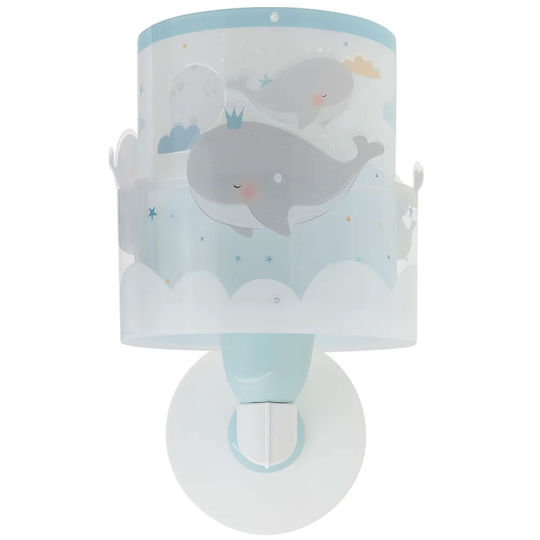 Ango Lumină de perete pentru copii Lumini LED Plastic Whale Dreams