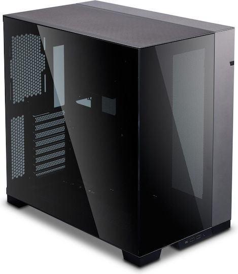 Lian Li O11 Dynamic EVO Gaming Midi Tower Computer Case with Side Window Harbor Grey