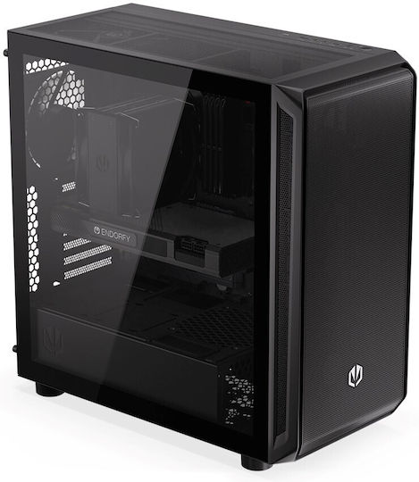 Endorfy Arx 700 Air Gaming Midi Tower Computer Case with Side Window Black