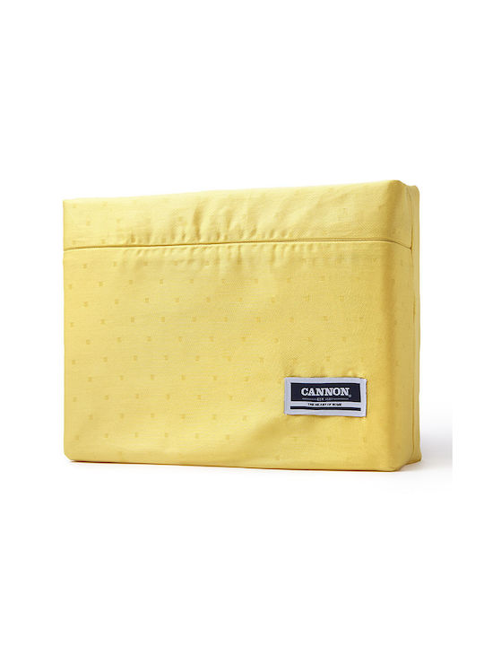 Cannon Плик за Завивка Памучен Единичен 170x250 Imperial Dobby Lemon Drop