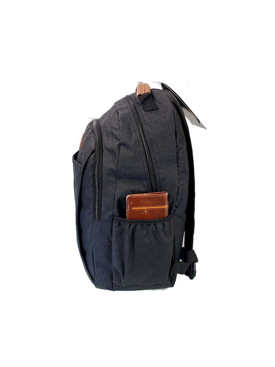 Diplomat Fabric Backpack Waterproof Black 19lt