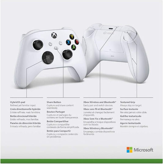 Microsoft Xbox Series Controller v2 Wireless Robot White