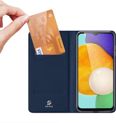 Dux Ducis Skin Pro Synthetic Leather Wallet Blue (Galaxy A14)