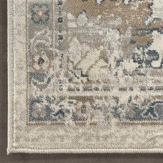 Ragolle Summer Velvet Bedroom Rugs Set Gray 84017-6262 3pcs