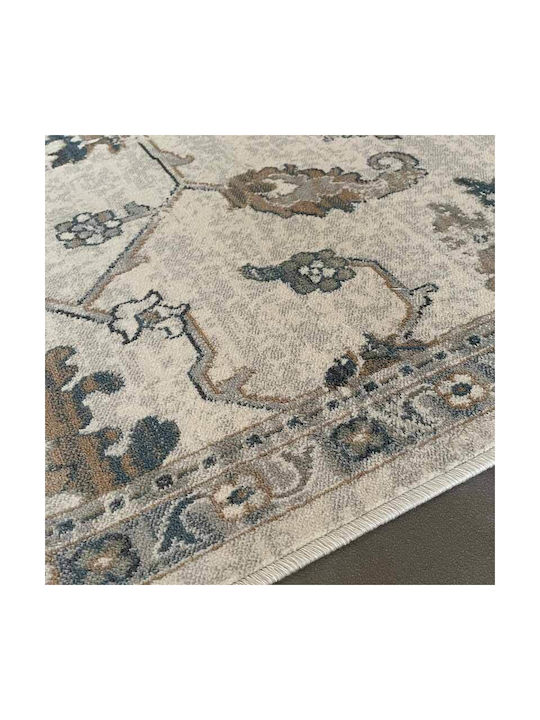 Ragolle Summer Velvet Bedroom Rugs Set Gray 84017-6262 3pcs
