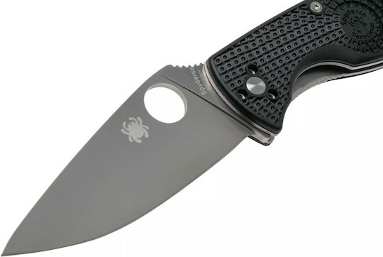Spyderco Tenacious Σουγιάς Μαύρος σε Θήκη