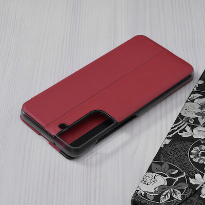 Techsuit eFold Series Book Synthetic Red (Galaxy S21 FE)