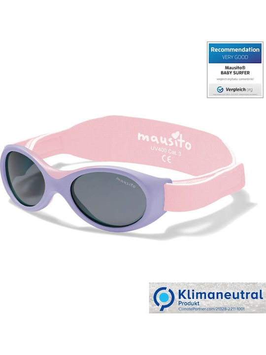 Mausito The Baby Surfer Baby Sunglasses Purple for 0-1 Year
