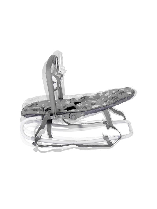 Lorelli Manual Baby Relax Rocker Eliza Yellow Cute Elephant for Child up to 9kg