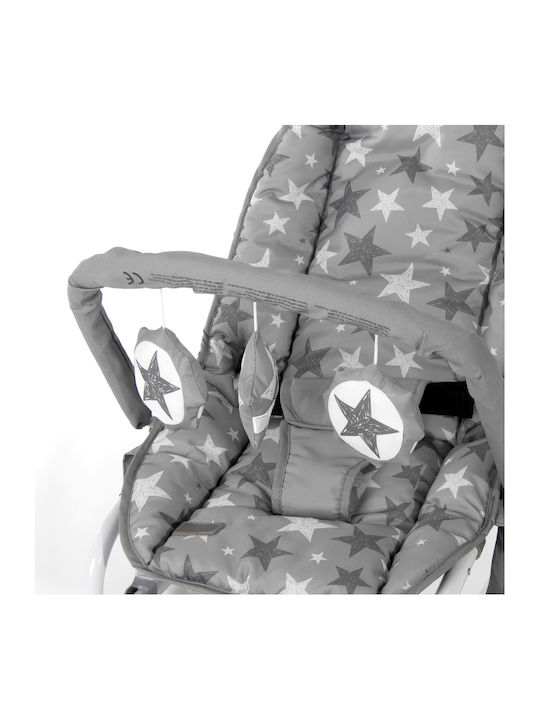 Lorelli Manual Baby Relax Rocker Eliza Yellow Cute Elephant for Child up to 9kg