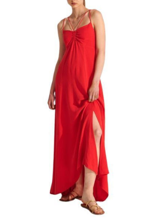 Ale - The Non Usual Casual Summer Maxi Dress Red