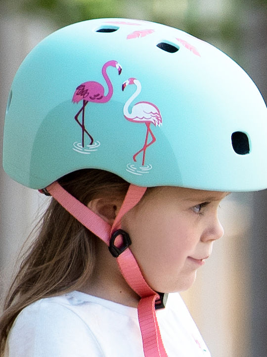 Micro Kids' Helmet for City Bike Green