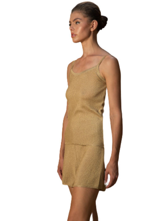 PORTAMI VIA TOP 62096 GOLD Women's PORTAMI VIA TOP 62096 GOLD