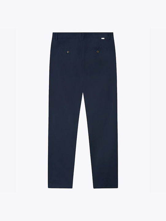 Les Deux Herrenhose Chino Elastisch Marineblau