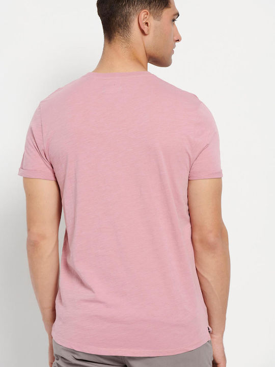 Garage Fifty5 GAM007-20104 Men's Short Sleeve T-shirt Pink