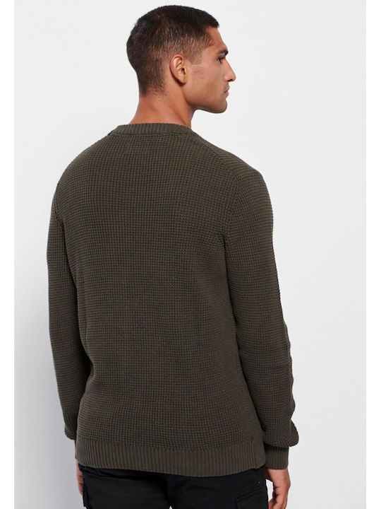 Garage Fifty5 Men's Long Sleeve Sweater Army