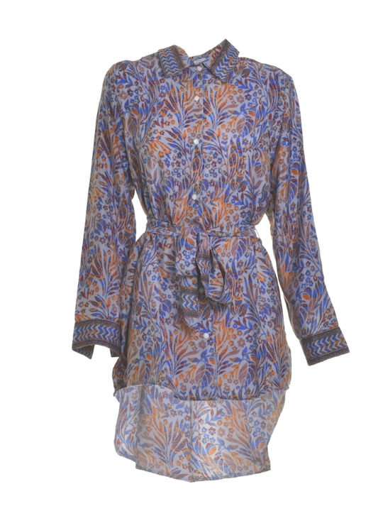 Ble Resort Collection Women's Top Beachwear Blue
