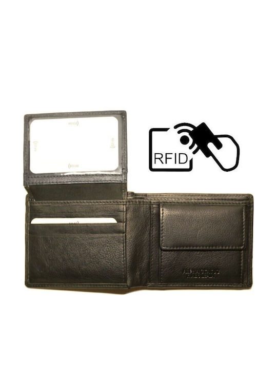 Leder Herren Geldbörse Klassisch mit RFID Braun