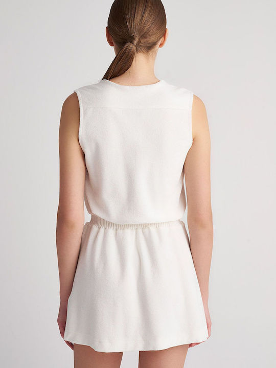 SugarFree Καλοκαιρινό Mini Φόρεμα Λευκό