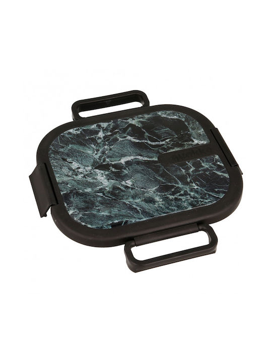 Quokka Lunchbox Inox Schwarz 18x16.5cm 1Stück