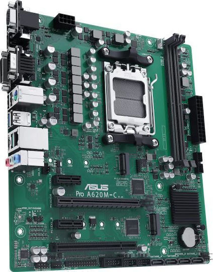 Asus Pro A620M-C-CSM Placă de bază Micro ATX cu AMD AM5 Socket