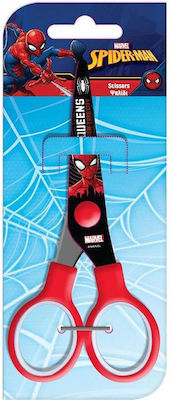 Diakakis Spiderman Kinder Schere für Handwerksarbeiten 13.5cm mit Metallisch Klinge Rot