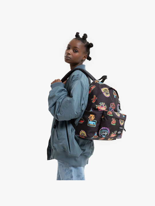 Eastpak x The Simpsons Schulranzen Rucksack Junior High-High School in Schwarz Farbe 24Es