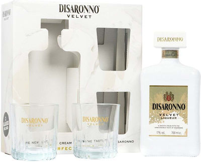 Disaronno Σύνθεση με Ποτήρια Velvet 700ml
