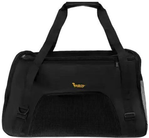 Purlov Purlov Dog/Cat Carrying Black Handbag L50xW25xH30cm