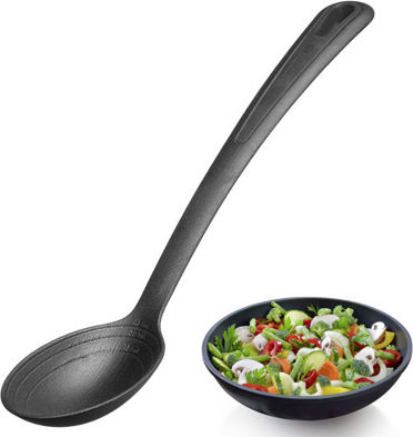 Westmark Shallow Kitchen Spoon Plastic Black 33.5cm