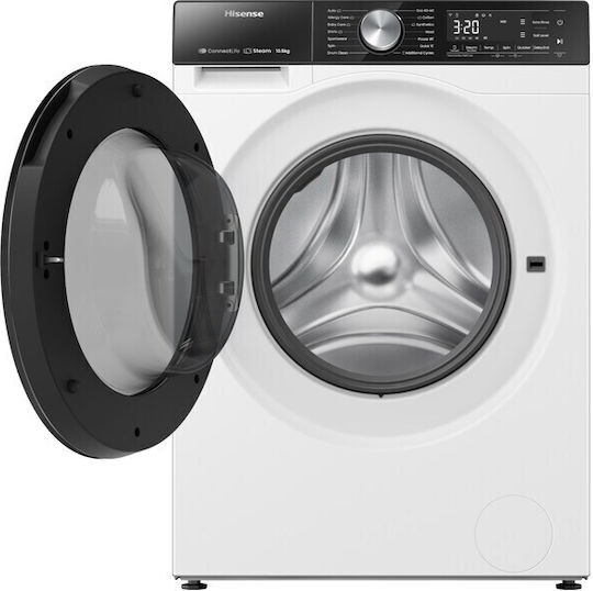 Hisense Πλυντήριο Ρούχων 10.5kg 1400 Στροφών WF5S1043BW