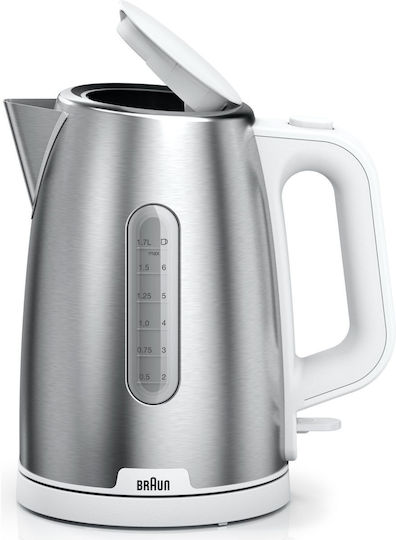 Braun Pureshine Kettle 1.7lt 2200W Silver