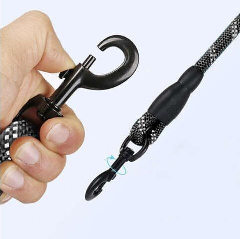 Purlov Dog Leash/Lead Strap Purlov in Black color 5m x 1.2cm