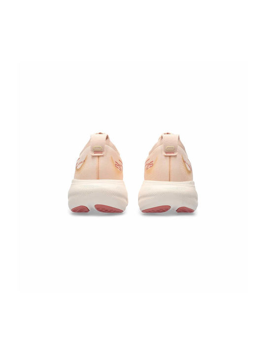 Gel-Nimbus 25 Damen Sportschuhe Laufen Pale Apricot / Light Garnet