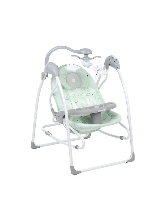 Kikka Boo Electric Baby Relax Swing 2 in 1 Dozy Bear with Music Mint for Child up to 9kg