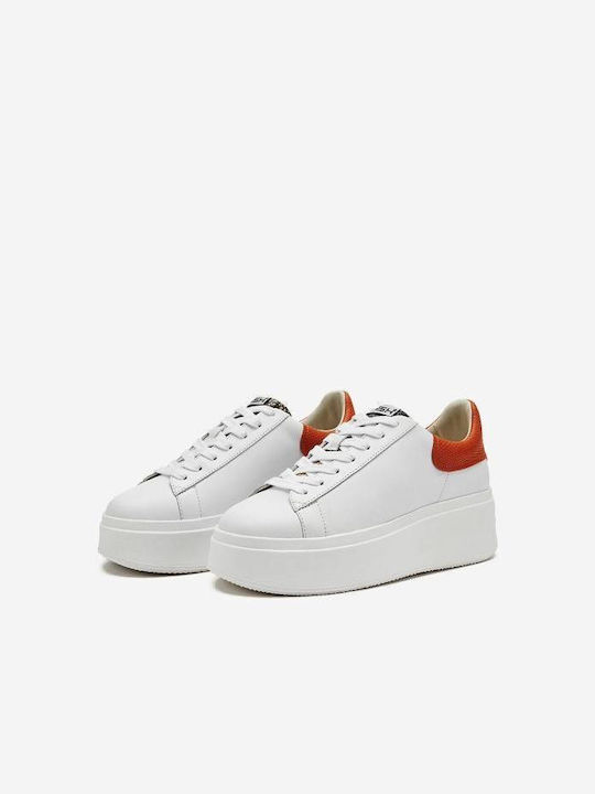 Ash Moby Flatforms Sneakers White