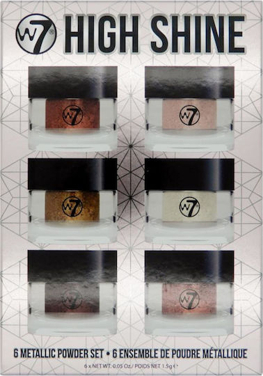 W7 Cosmetics High Shine Make-up-Set 6Stück