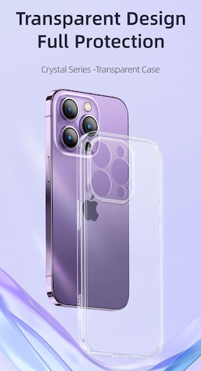 Usams Crystal Back Cover Σιλικόνης Διάφανο (iPhone 14 Pro Max)