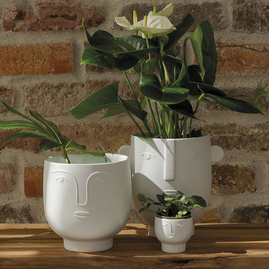 Raeder Plant Pot Porcelain White