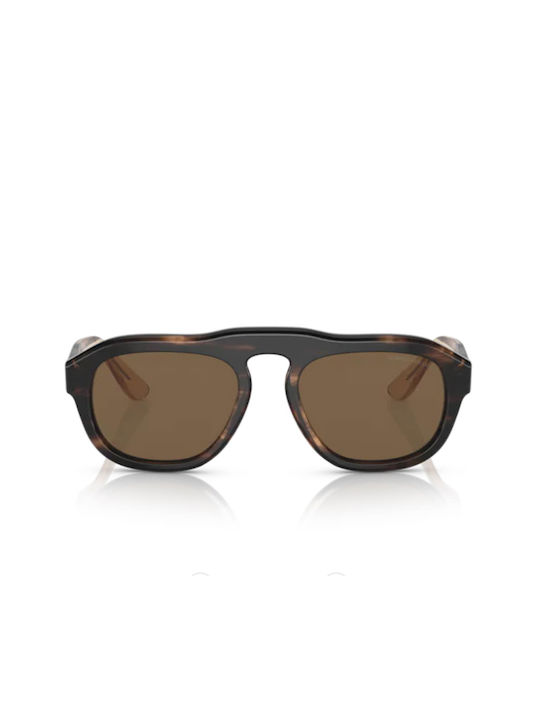 Giorgio Armani Men's Sunglasses with Brown Plastic Frame and Brown Lens AR8173 595873