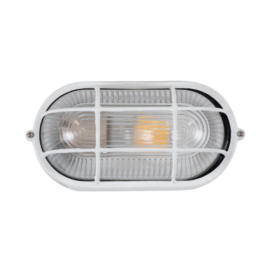 GloboStar Boatlight Επιτοίχια Χελώνα Εξωτερική E27 IP65 21x10.4x9εκ.