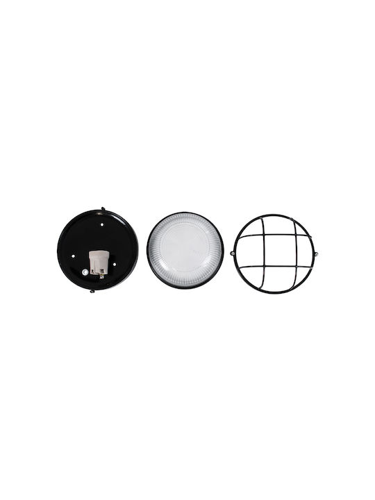 GloboStar Boatlight Wall-Mounted Bulkhead Outdoor E27 IP65 17.5x17.5x9cm